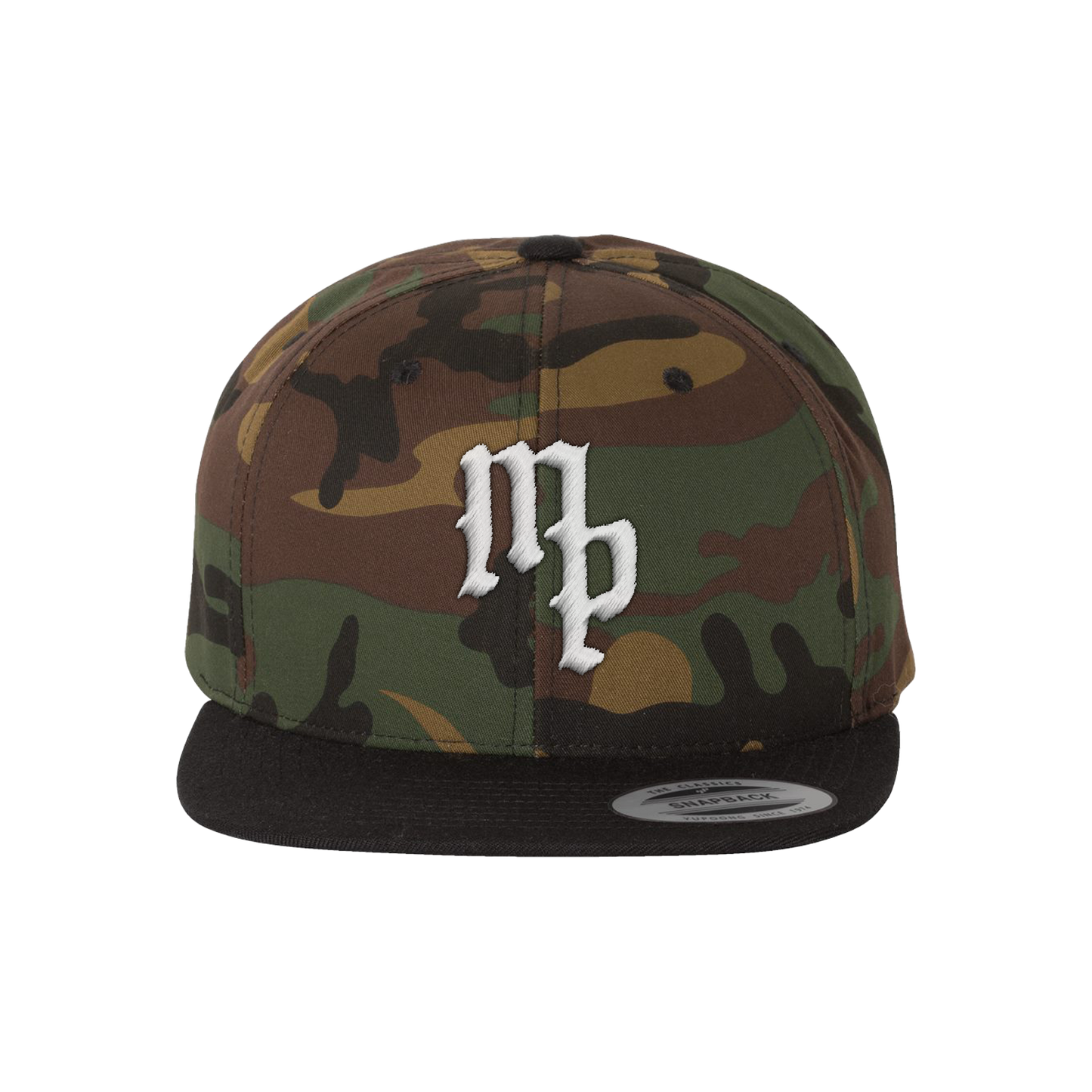 Wordmark Snapback - Black/Camo