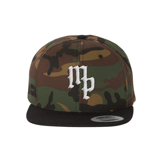 Wordmark Snapback - Black/Camo